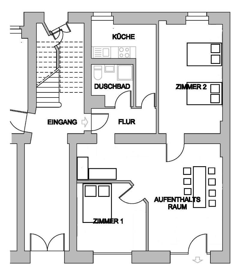 City-Apartment Zille Berlin Exterior photo